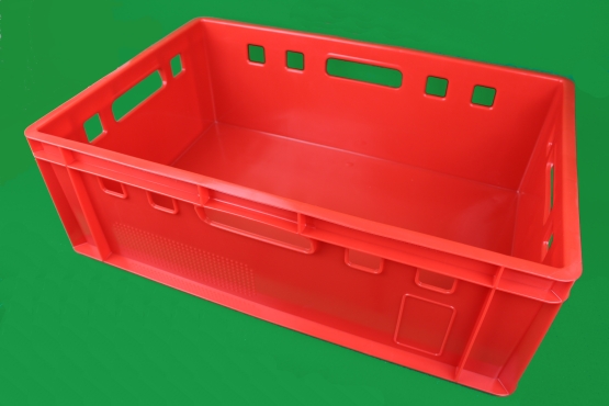 Euro Fleischkasten E2 600x400x200mm ROT