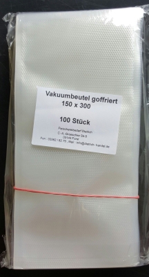 Vakuumbeutel goffriert - 150mm x 300mm -