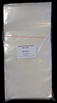Vakuumbeutel goffriert - 250mm x 500mm -